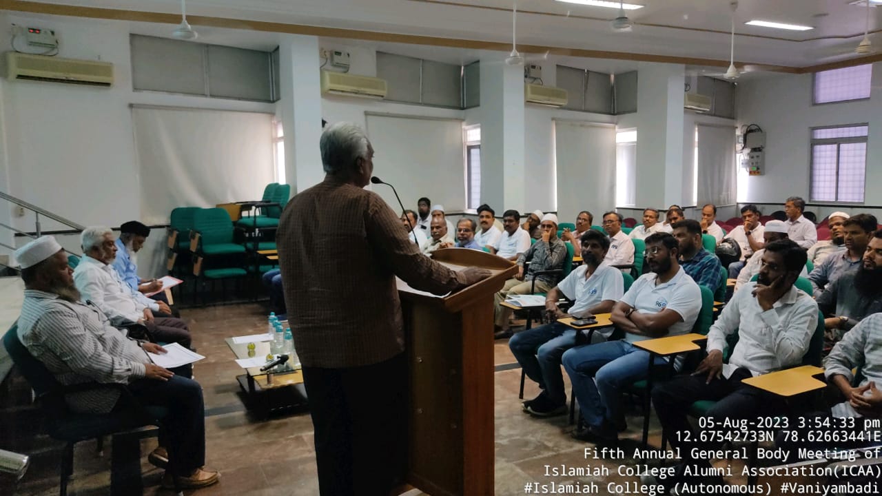 Minutes of the 5th Annual General Body meeting