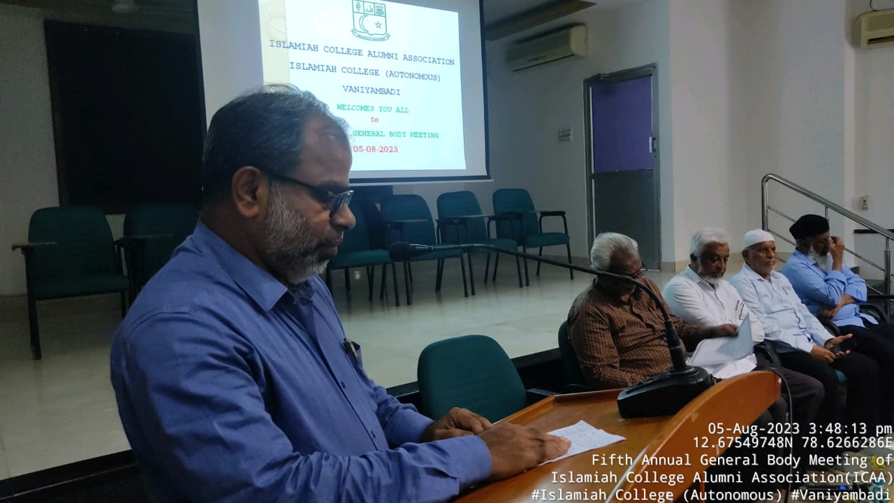 Minutes of the 5th Annual General Body meeting