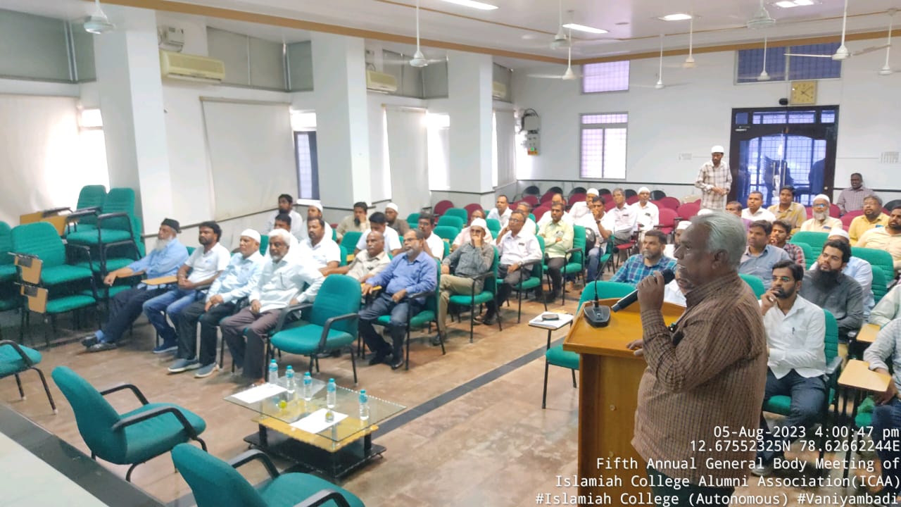 Minutes of the 5th Annual General Body meeting