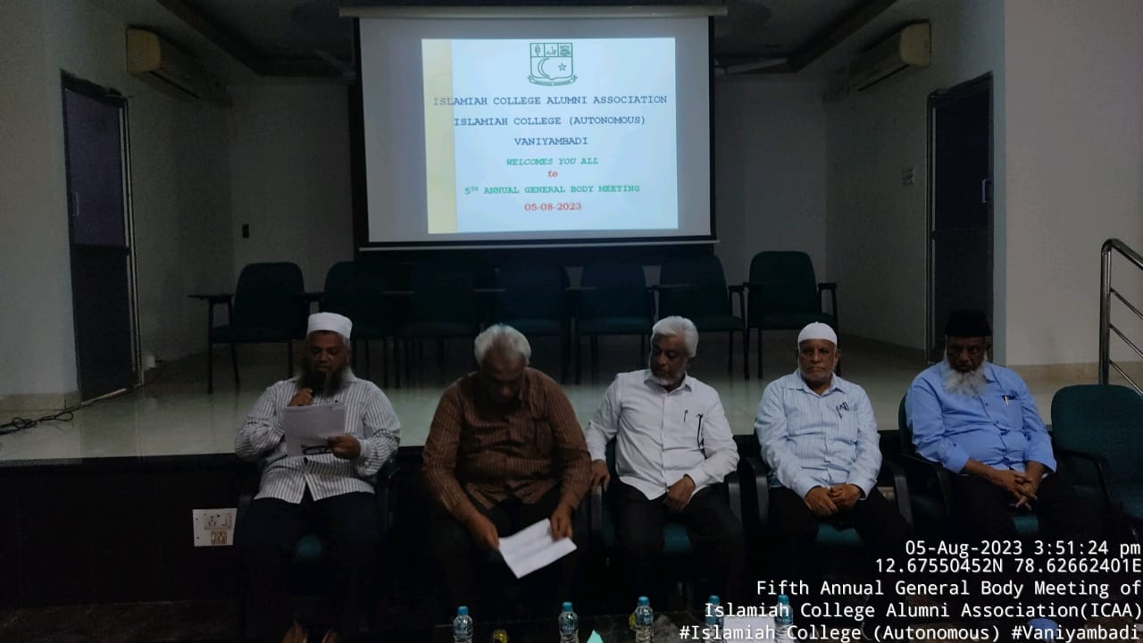 Minutes of the 5th Annual General Body meeting